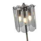 EUROLAMP ARTE ILLUMINA MIRA Asztali lámpa Üveg 3XE14 MAX 40W Φ200Χ430mm Fekete 
