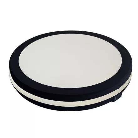 EUROLAMP ARTE ILLUMINA MOON Mennyezeti Lámpatest beépített LED 40W Φ40 3CCT Fekete 