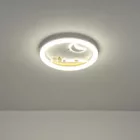 EUROLAMP ARTE ILLUMINA MOON Mennyezeti Lámpatest beépített LED 60W Φ60 3CCT 480x65mm Fehér- sárga 