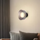 EUROLAMP ARTE ILLUMINA NIMBUS Falilámpa beépített LED Fekete és füstüveg 200Χ200mm 