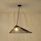 EUROLAMP ARTE ILLUMINA OGGI Függesztett lámpatest 1XE27 MAX 40W 600X390X1300Dmm Fém/Fekete 