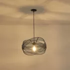 EUROLAMP ARTE ILLUMINA OGGI Függesztett lámpatest 1XE27 MAX 40W 250X250X1280mm RON/Fekete 