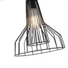 EUROLAMP ARTE ILLUMINA OGGI Függesztett lámpatest 1XE27 MAX 40W 260X260X1370mm Fém/Fekete 