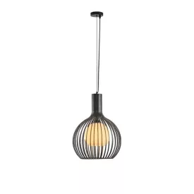   EUROLAMP ARTE ILLUMINA OGGI Függesztett lámpatest 1XE27 MAX 40W 340x340x1520mm Fém/Fekete 