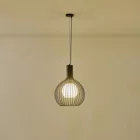 EUROLAMP ARTE ILLUMINA OGGI Függesztett lámpatest 1XE27 MAX 40W 340x340x1520mm Fém/Fekete 