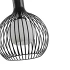 EUROLAMP ARTE ILLUMINA OGGI Függesztett lámpatest 1XE27 MAX 40W 340x340x1520mm Fém/Fekete 