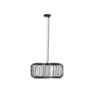 EUROLAMP ARTE ILLUMINA OGGI Függesztett lámpatest 1XE27 MAX 40W 340X340X1520mm Fém/Fekete 