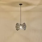 EUROLAMP ARTE ILLUMINA OGGI Függesztett lámpatest 1XE27 MAX 40W 350X350X1270mm Fém/Fekete 