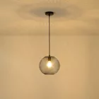 EUROLAMP ARTE ILLUMINA OGGI Függesztett lámpatest 1XE27 MAX 40W 350X350Χ1360mm Fém/Fekete 