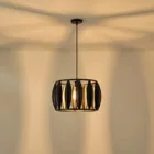 EUROLAMP ARTE ILLUMINA OGGI Függesztett lámpatest 1XE27 MAX 40W 425X425X1300mm Fém/Fekete 