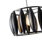 EUROLAMP ARTE ILLUMINA OGGI Függesztett lámpatest 1XE27 MAX 40W 425X425X1300mm Fém/Fekete 