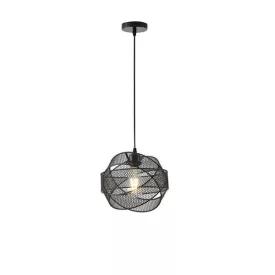   EUROLAMP ARTE ILLUMINA OGGI Függesztett lámpatest 1XE27 MAX 40W 450X450X1340mm Fém/Fekete 