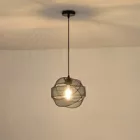 EUROLAMP ARTE ILLUMINA OGGI Függesztett lámpatest 1XE27 MAX 40W 450X450X1340mm Fém/Fekete 