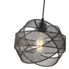 EUROLAMP ARTE ILLUMINA OGGI Függesztett lámpatest 1XE27 MAX 40W 450X450X1340mm Fém/Fekete 