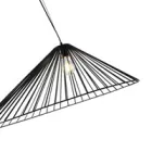 EUROLAMP ARTE ILLUMINA OGGI Függesztett lámpatest 1XE27 MAX 40W 800x520x1360mm Fém/Fekete 