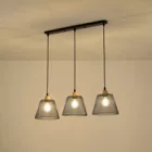 EUROLAMP ARTE ILLUMINA OGGI Függesztett lámpatest 3XE27 MAX 40W 370X370X1260mm Fém/Fekete 