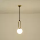 EUROLAMP ARTE ILLUMINA ORBA Függesztett lámpatest Ε27 MAX 40W 150X150X1430mm Fehér