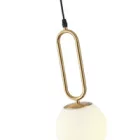 EUROLAMP ARTE ILLUMINA ORBA Függesztett lámpatest Ε27 MAX 40W 150X150X1430mm Fehér