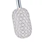 EUROLAMP ARTE ILLUMINA PERFORATO Függesztett lápatest beépített LED Acél CHROME 6,3W Φ200X1580mm