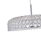 EUROLAMP ARTE ILLUMINA PERFORATO Függesztett lápatest beépített LED Acél CHROME LED 10W Φ350x1390mm