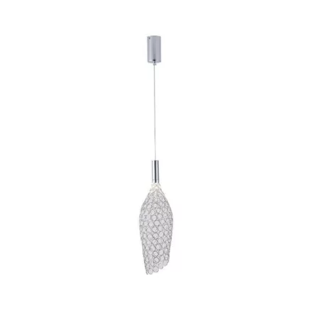 EUROLAMP ARTE ILLUMINA PERFORATO Függesztett lápatest beépített LED Acél CHROME LED 6,3W 146x1780m 