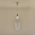 EUROLAMP ARTE ILLUMINA PERFORATO Függesztett lápatest beépített LED Acél CHROME LED 7,6W 200x1960mm 