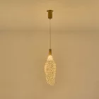 EUROLAMP ARTE ILLUMINA PERFORATO Függesztett lápatest beépített LED Acél GOLD LED 6,3W 146x1780m 