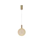 EUROLAMP ARTE ILLUMINA PERFORATO Függesztett lápatest beépített LED Acél OVAL CHROME LED 6