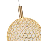 EUROLAMP ARTE ILLUMINA PERFORATO Függesztett lápatest beépített LED Acél OVAL CHROME LED 6,3W Φ250x1630mm