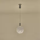 EUROLAMP ARTE ILLUMINA PERFORATO Függesztett lápatest beépített LED Acél OVAL GOLD LED 6,3W Φ250x1630mm 