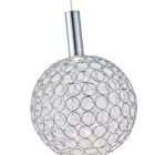 EUROLAMP ARTE ILLUMINA PERFORATO Függesztett lápatest beépített LED Acél OVAL GOLD LED 6,3W Φ250x1630mm 