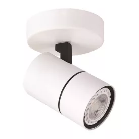   EUROLAMP ARTE ILLUMINA PINTA Mennyezeti SPOT ROSETTE Egyes GU10 Fehér/ Fekete 