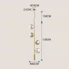 EUROLAMP ARTE ILLUMINA PUFF Függesztett lámpatest 4XE27 Φ450X2800mm GOLD 