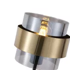 EUROLAMP ARTE ILLUMINA RELIAC Asztali lámpa E27 MAX 40W 180X415mm Fekete - GOLD 