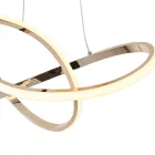 EUROLAMP ARTE ILLUMINA SATURN Függesztett lámpatest beépített LED 30W 3000Κ L60 GOLD 