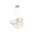 EUROLAMP ARTE ILLUMINA SATURN Függesztett lámpatest beépített LED 40W 3000Κ L50 GOLD 