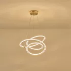 EUROLAMP ARTE ILLUMINA SATURN Függesztett lámpatest beépített LED 40W 3000Κ L50 GOLD 