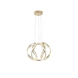   EUROLAMP ARTE ILLUMINA SATURN Függesztett lámpatest beépített LED 38W 3000Κ GOLD 430X310mm 