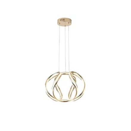 EUROLAMP ARTE ILLUMINA SATURN Függesztett lámpatest beépített LED 38W 3000Κ GOLD 430X310mm 