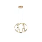 EUROLAMP ARTE ILLUMINA SATURN Függesztett lámpatest beépített LED 38W 3000Κ GOLD 430X310mm 