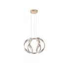 EUROLAMP ARTE ILLUMINA SATURN Függesztett lámpatest beépített LED 38W 3000Κ GOLD 430X310mm 