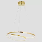 EUROLAMP ARTE ILLUMINA SATURN Függesztett lámpatest beépített LED 42W 550X550X200 4000K GOLD 