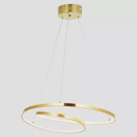   EUROLAMP ARTE ILLUMINA SATURN Függesztett lámpatest beépített LED 42W 550X550X200 4000K GOLD 