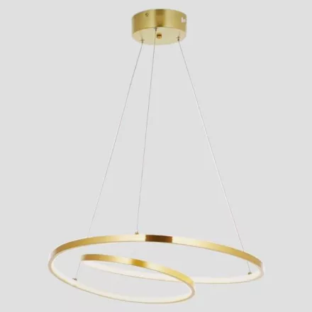 EUROLAMP ARTE ILLUMINA SATURN Függesztett lámpatest beépített LED 42W 550X550X200 4000K GOLD 