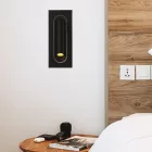 EUROLAMP ARTE ILLUMINA SCOURO Függesztett lámpatest beépített LED Fekete PLASTER 1XE27 MAX40W 120X120X260mm 