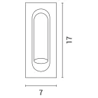 EUROLAMP ARTE ILLUMINA SCOURO Függesztett lámpatest beépített LED Fekete PLASTER 1XE27 MAX40W 120X120X260mm 