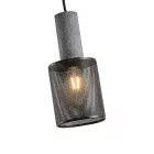 EUROLAMP ARTE ILLUMINA SCOURO Függesztett lámpatest PLASTER E27 MAX40W 120X120X260mm 