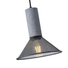 EUROLAMP ARTE ILLUMINA SCOURO Függesztett lámpatest PLASTER E27 MAX40W 120X120X260mm 