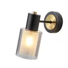 EUROLAMP ARTE ILLUMINA SILENCE Falilámpa Fekete GOLD 1XE14 MAX 40W 180Χ100Χ210mm 