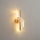 EUROLAMP ARTE ILLUMINA SILK ACRYLIC Falilámpa beépített LED FRENCH GOLD 8W 3000K 300X130mm 